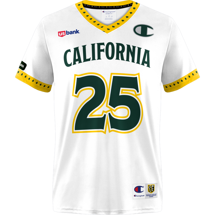 Champion California Redwoods 2025 Home Player (Drop Down) Replica Jersey