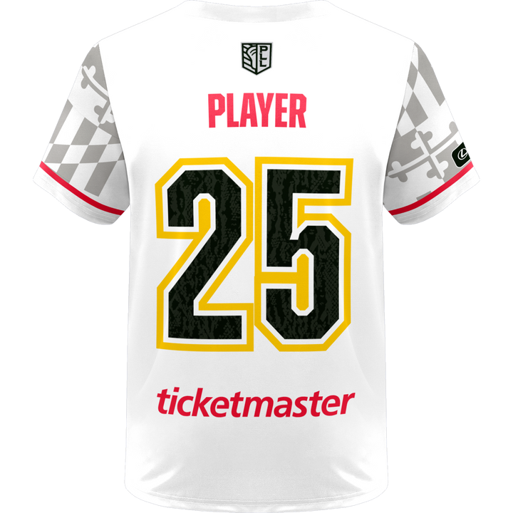 Champion Maryland Whipsnakes 2025 Home Player (Drop Down) Replica Jersey