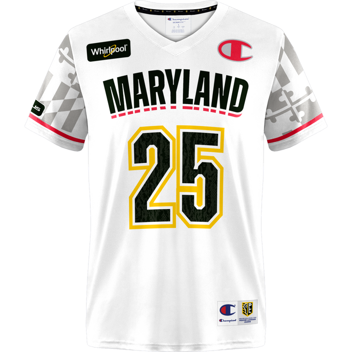 Malone 2025 Maryland Whipsnakes Home Replica Jersey – Youth (Ready to Ship)