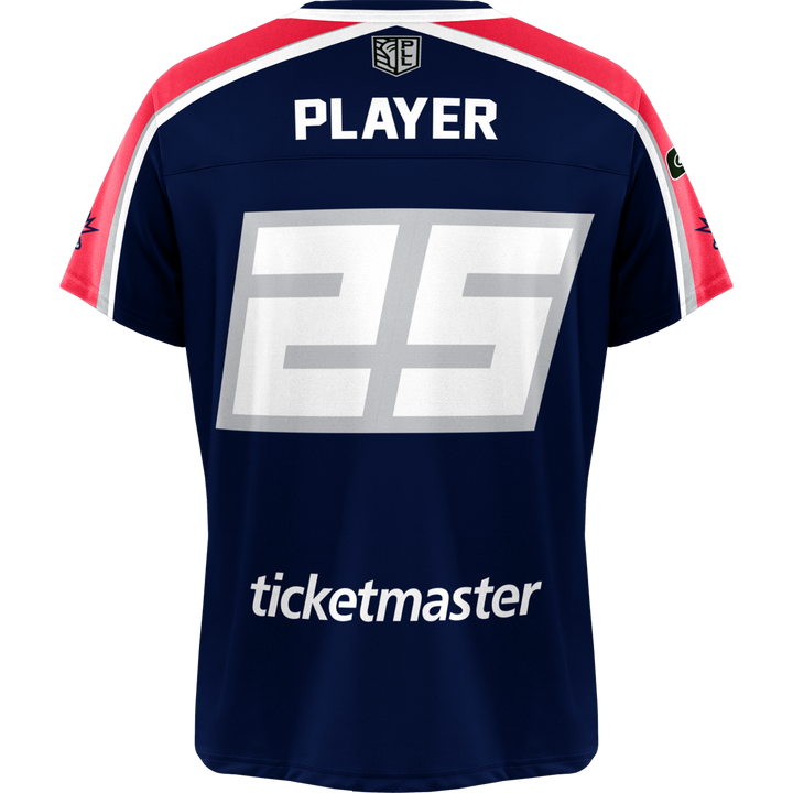 Boston Cannons 25th Anniversary Player (Drop Down) Replica Jersey - Youth