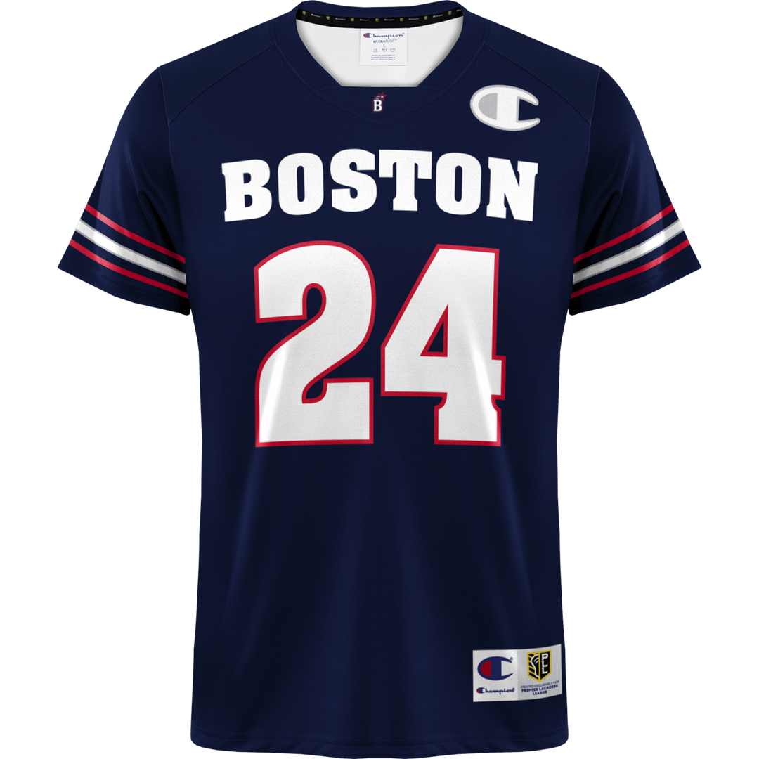 Champion Personalized (Name & Number) Boston Cannons 2024 Away Replica Jersey- Youth