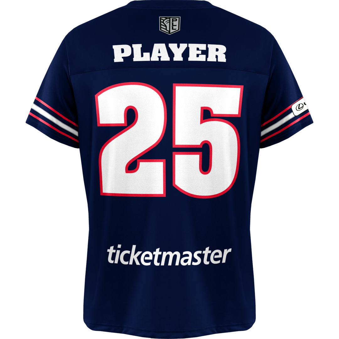 Champion Boston Cannons 2025 Away Player (Drop Down) Replica Jersey - Youth