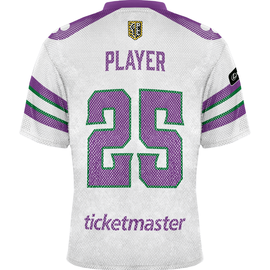 Philadelphia Waterdogs 2025 Throwback Player (Drop Down) Porthole Mesh Replica Jersey - Youth