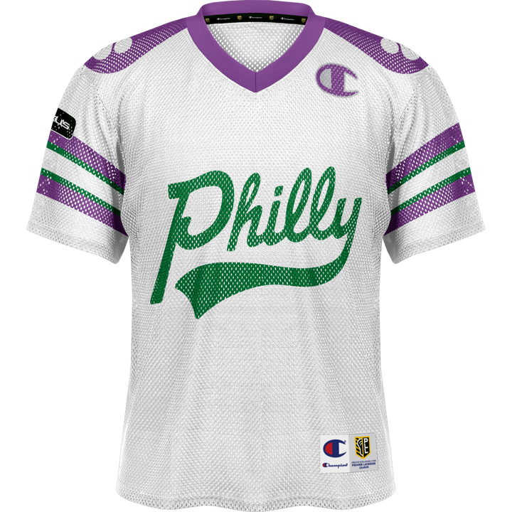 Philadelphia Waterdogs 2025 Throwback Player (Drop Down) Porthole Mesh Replica Jersey - Youth