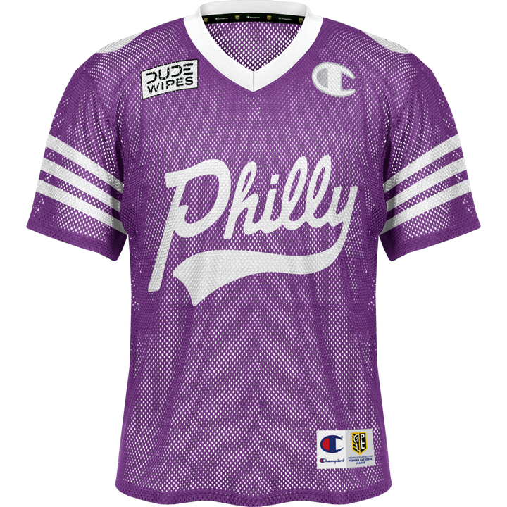 Champion Philadelphia Waterdogs 2024 Throwback Player (Drop Down) Porthole Mesh Replica Jersey