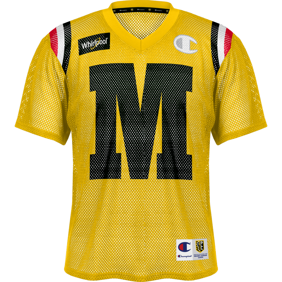 Champion Maryland Whipsnakes 2024 Throwback Player Drop Down Porthole Mesh Replica Jersey