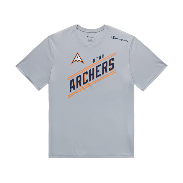 Champion Utah Archers Athletic Grey Tee
