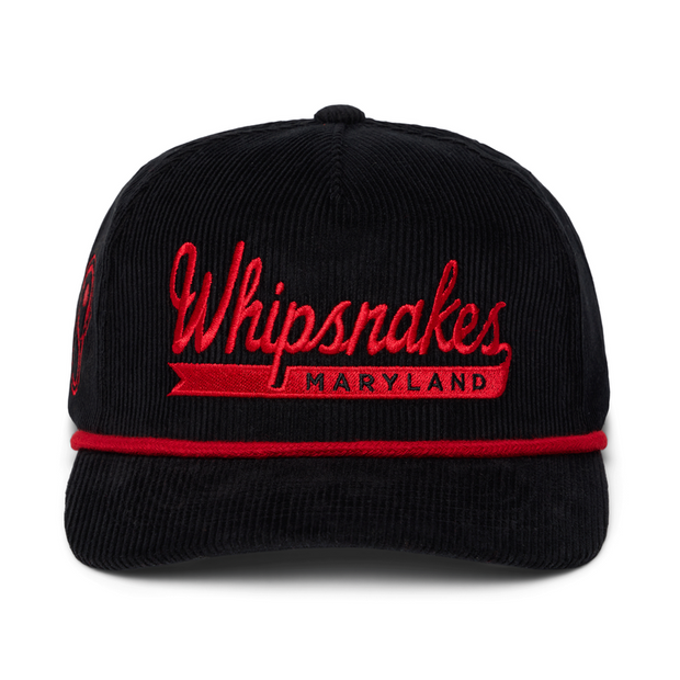Maryland Whipsnakes Classic Corduroy Rope Hat