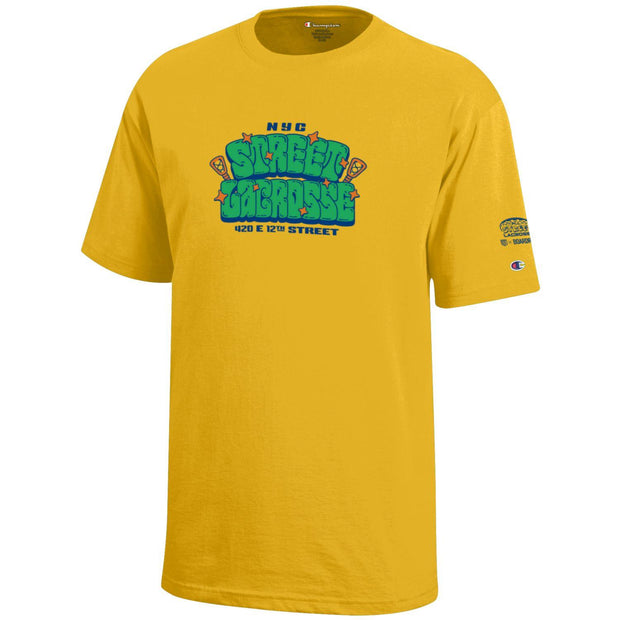 Champion Street Lacrosse Yellow Cab Tee - Youth