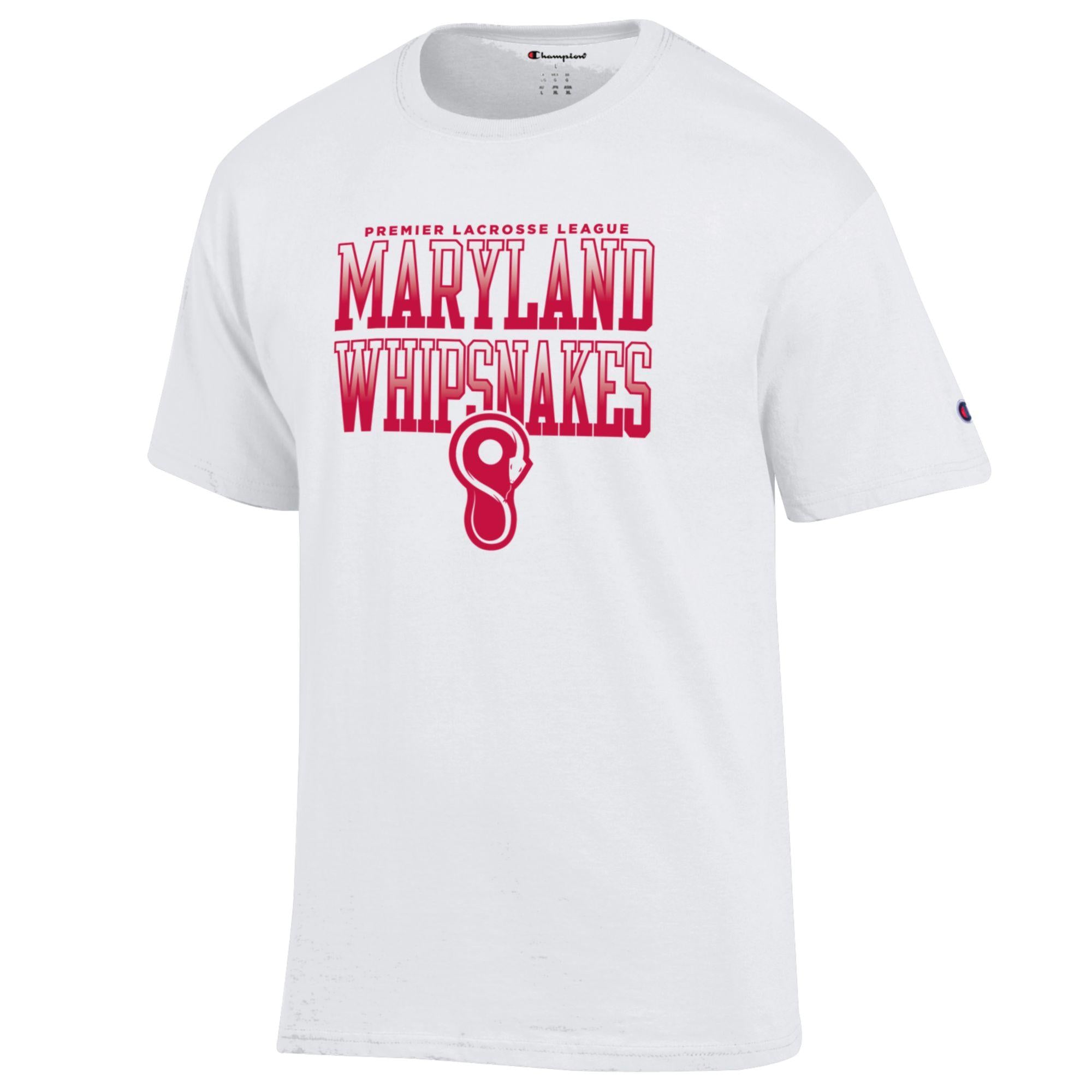 Champion Maryland Whipsnakes Agility Tee Premier Lacrosse League Shop