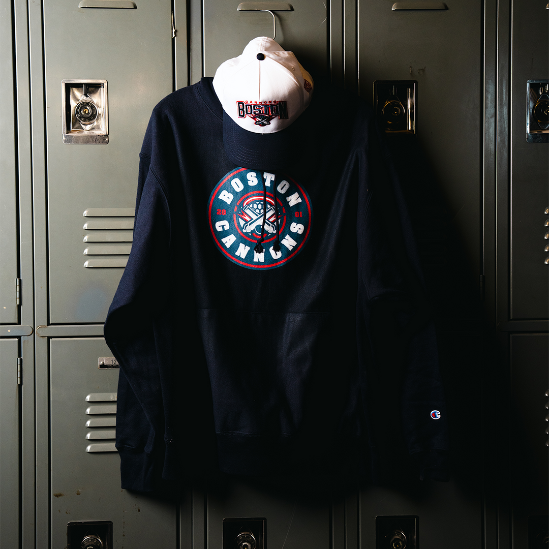 Champion sweater logo all over 99 best sale