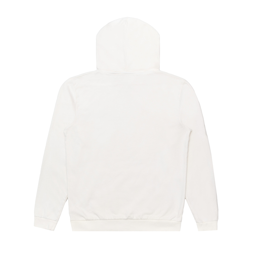 Stitched Shield Hoodie, Cream