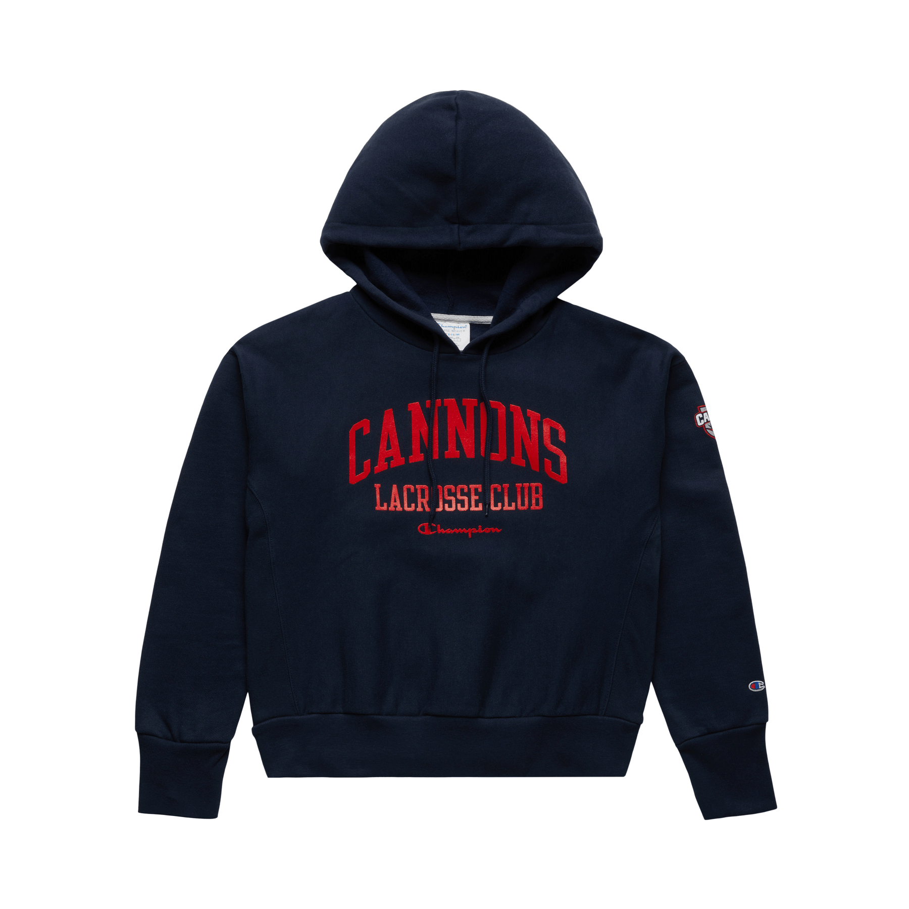 Champion Cannons Reverse Weave Crop Hoodie Women s Premier Lacrosse League Shop