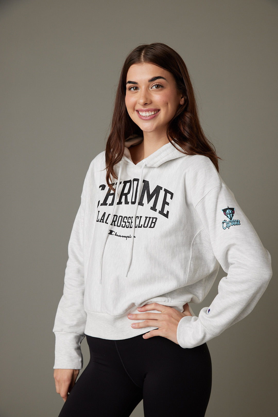 Champion womens white hoodie outlet