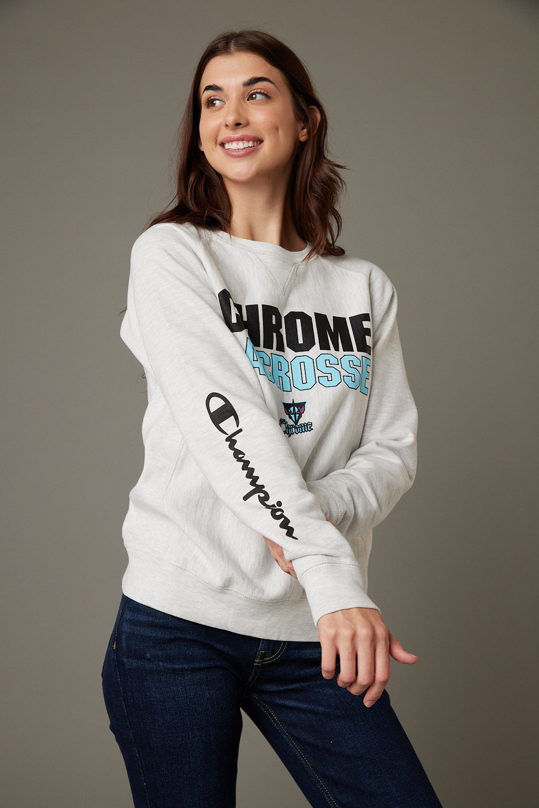 Champion Chrome Reverse Weave Crew Women s