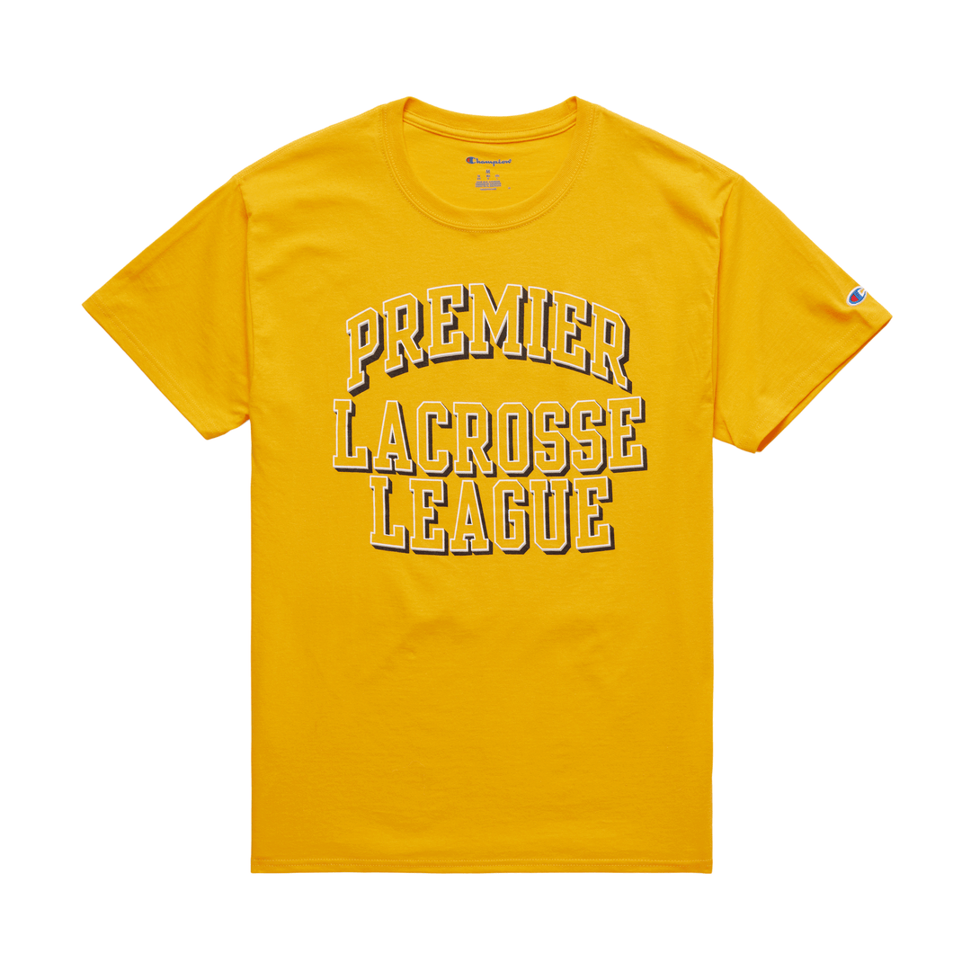 Champion yellow t shirt cheap