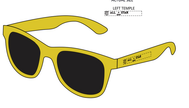 PLL All Star Game Sunglasses - Yellow