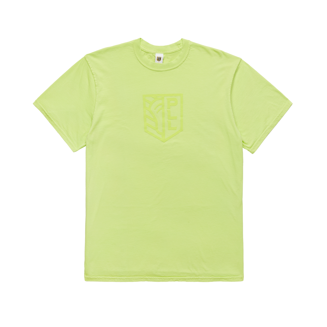 Tonal Shield Tee Lime