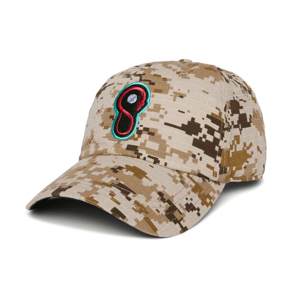 Whipsnakes Military Desert Camo Hat Premier Lacrosse League Shop