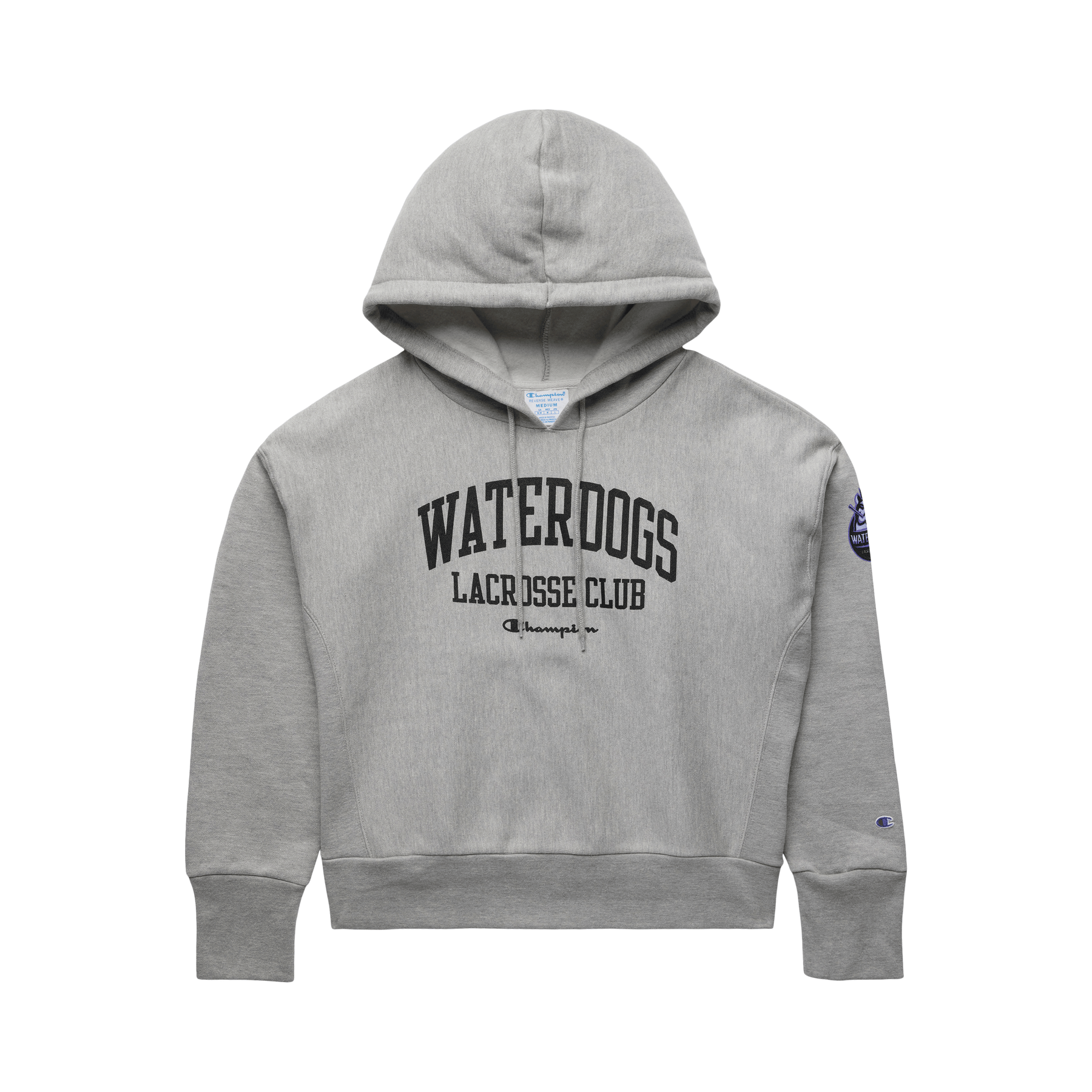 Champion Waterdogs Reverse Weave Crop Hoodie Women s Premier Lacrosse League Shop