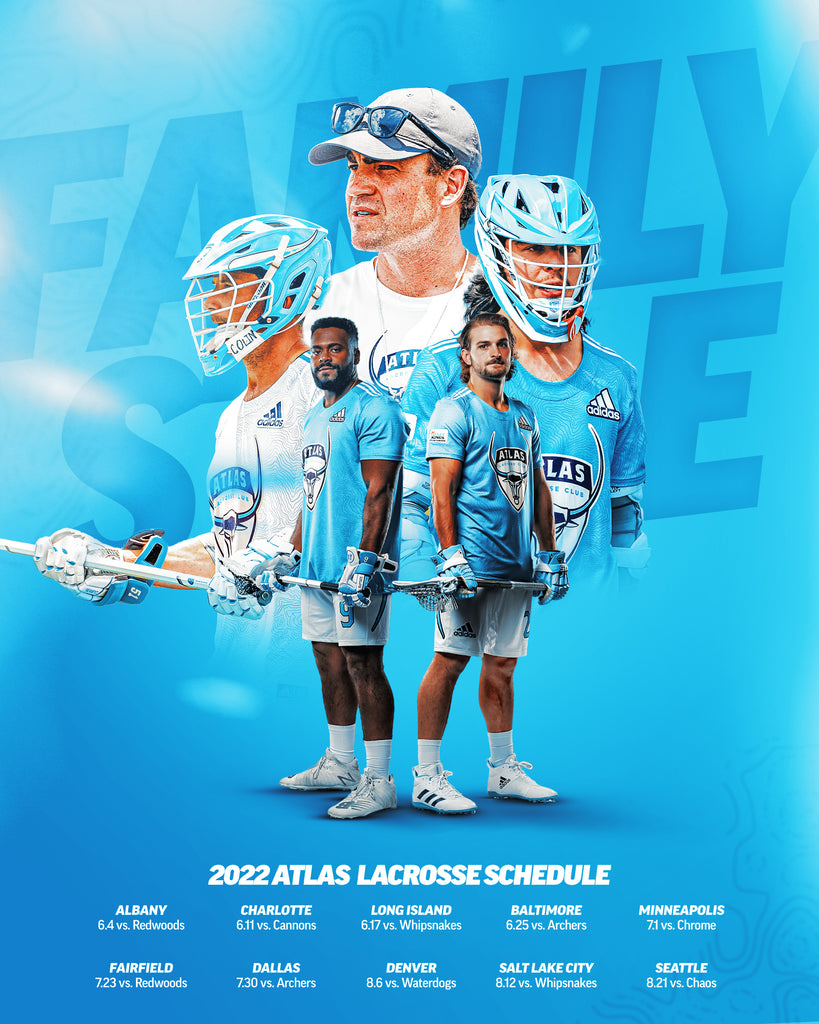Atlas 2022 Schedule Poster - 18x24 – Premier Lacrosse League Shop