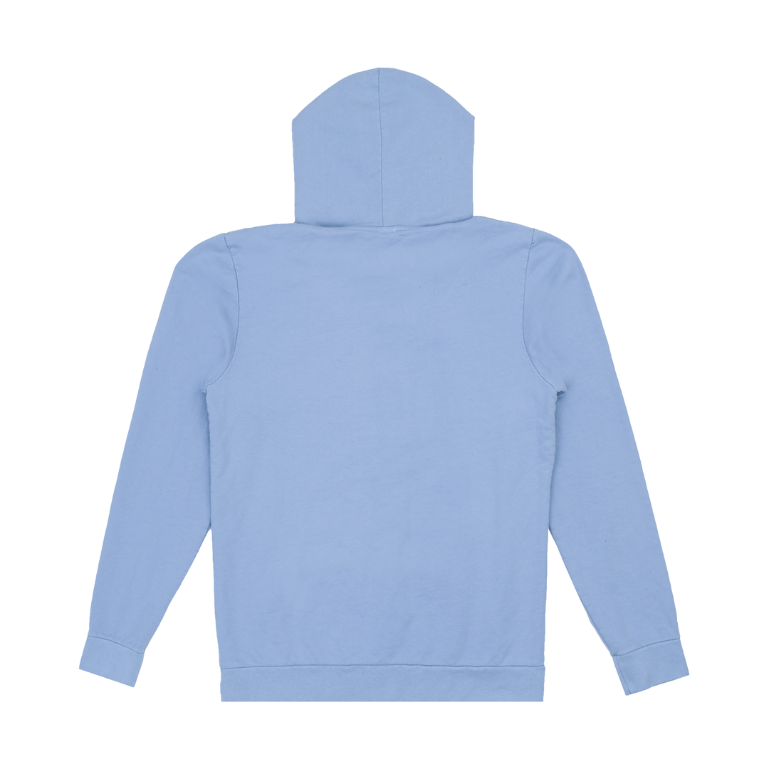 Tonal Stitched Shield Hoodie, Powder Blue