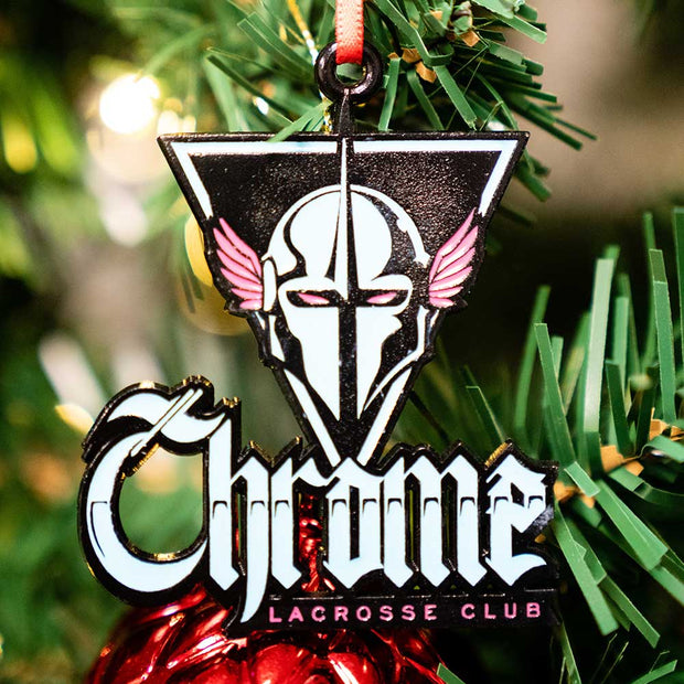 Chrome Enamel Ornament