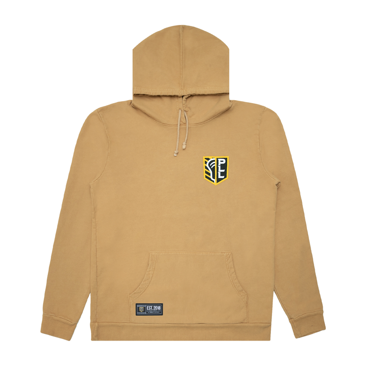 Classic Shield Hoodie Tan