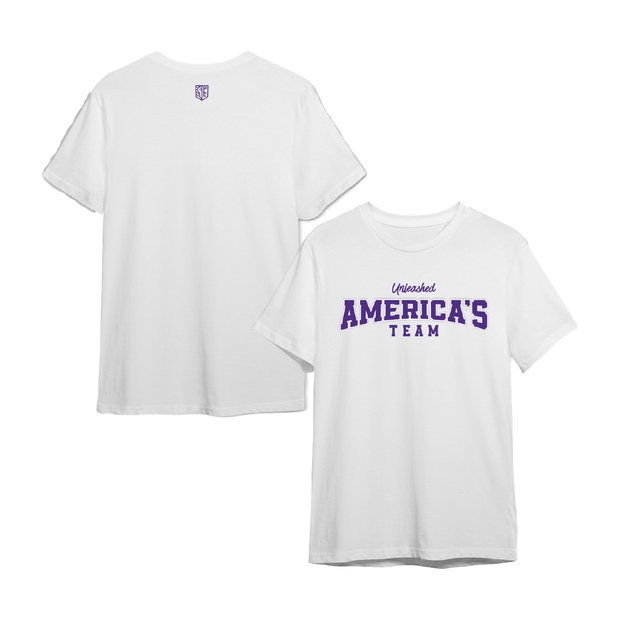 Unleashed America's Team Purple Tee