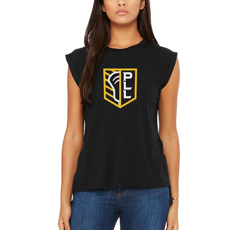 Shield Rolled Cap Sleeve Tee - Women's